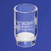 Necesitan papel de filtro para el proceso de filtración Isolab Capacidad Ø Altura ml 0 9 6 0 6.67 6.67 6.67 Boro. Crisol-filtrante, borosilicato.