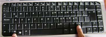Para comenzar podemos encontrar dos tipos de teclado: El teclado de un equipo normal, es mas ancho y