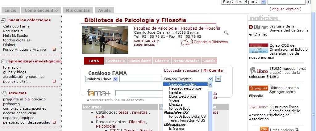CATÁLOGO FAMA Catálogo Fama reúne toda la información sobre los