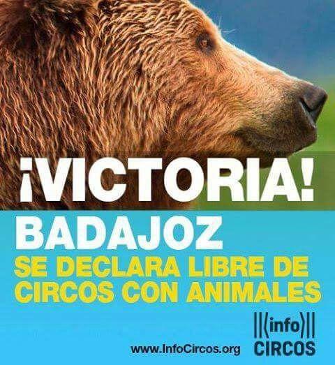 la declaración de Badajoz como ciudad con circo sin animales, presentado bajo el asesoramiento de Adana Badajoz.