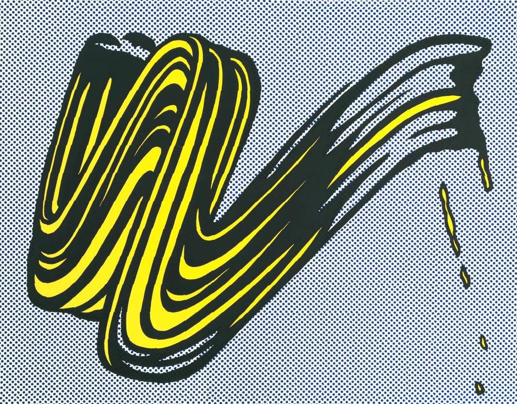 Roy Lichtenstein (1923 1997), Brushstroke, 1965