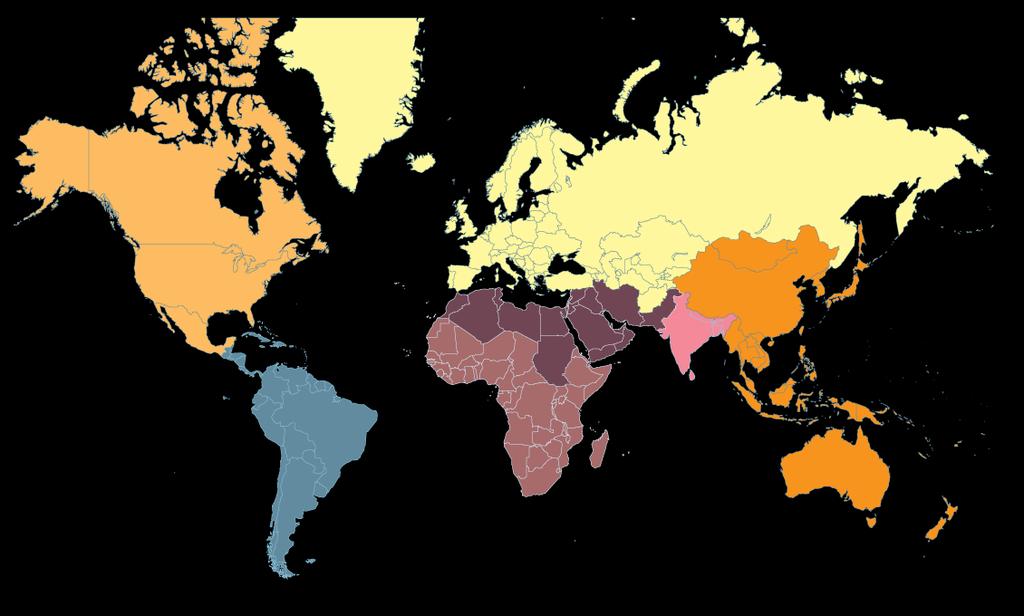 Proyecciones globales del número de personas con diabetes (grupo de 20 a 79 años de edad), 2007-2025 (millones)1 28,3 40,5 +43% 53,2 64,1 +21% África Mediterráneo Oriental y Medio Oriente Europa