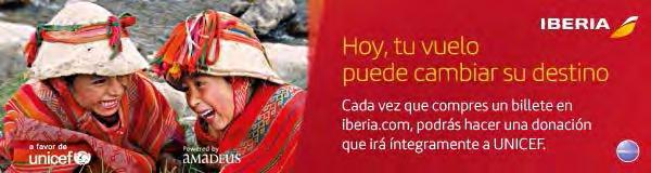 Unicef Iberia mantiene su acuerdo de colaboración con Unicef Comité Español, junto a Amadeus, que fue suscrito en 2013.