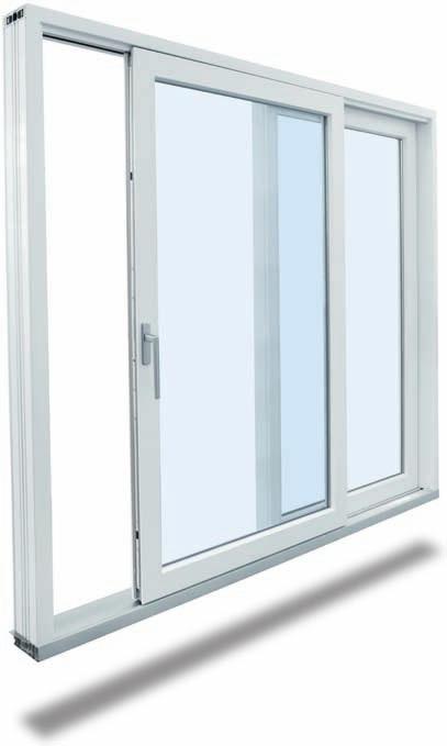 Sistema de puertas de apertura deslizante y cierre practicable, también conocido como puertas osciloparalelas, que conjuga el alto aislamiento de los perfiles practicables con el