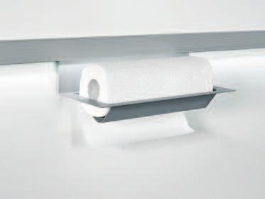 Equipamiento de nichos Sistema de riel de aluminio Portarrollos de papel color: