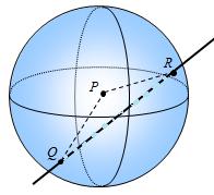 Matemáticas II (Bachillerato de Ciencias) Geometría del espacio: La esfera (Apéndice del TEMA 6) 143 6 Dado el punto P(1, 3, 1): a) Determina la ecuación que deben verificar los puntos X(x, y, z)