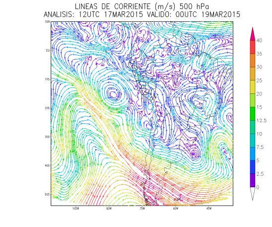 de un AM para los siguientes días. Vaguada tropical del HN se mantiene posicionado frente a la costa norte del país.