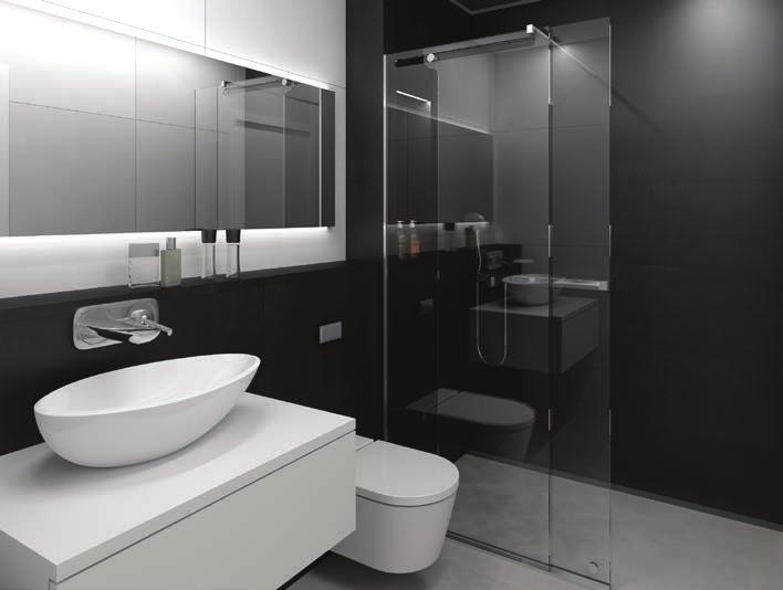 Los baños han sido diseñados para proporcionar elegancia y confort.