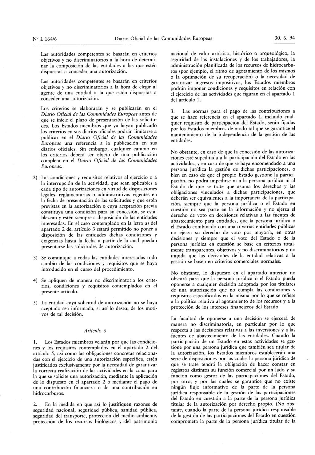 N L 164/6 Diario Oficial de las Comunidades Europeas 30. 6.