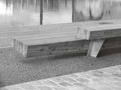 Trapecio Antonio Montes, Montse Periel 2003 Two timber beams make up a large bench that offers an array of possibilities for urban recreational areas.