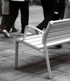 NeoRomántico ADI FAD PLATA 2003 Livianoi100% Aluminio Miguel Milá 2002 The NeoRomántico Liviano 100% Aluminio bench is the first piece of street furniture in spain to be awarded the Cradle to Cradle