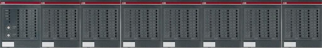 Módulos de software y Cluster (2) DC551 AX522 AX522 AX522 AX522 DC532 DC532 DC532 Maximal configuration: 240 bin inputs (2 x 120 30 bytes) 30 IB and