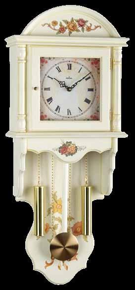 relojes de pared madera :14 Eurofest-Time FM0070 Reloj pared de madera con sonería Westminster y Whittington 4/4.