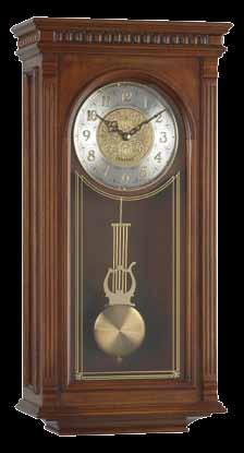 relojes de pared madera :19 FM0055 Reloj de pared con sonería Westminster, Bim Bam y Ave María 4/4. Regulador de volumen y parada nocturna.
