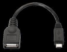 CABLES USB 2.0 OTG USB On-The-Go (OTG) es una tecnología que permite a los dispositivos USB (reproductores digitales de audio, teléfonos móviles, tabletas PC, etc.