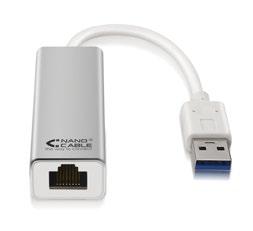 CONVERSORES USB / HUB 10.03.0401 CONVERSOR USB 3.0 A ETHERNET GIGABIT 10/100/1000 8433281007833 Mbps. 15CM > La solución más rápida de USB 3.
