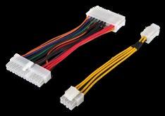 25 /M-PCI-E (MOLEX 6 + 2PIN)/M, 20 CM Cable de alimentación para tarjeta gráfica con conexión PCI-e 6 pin o 8