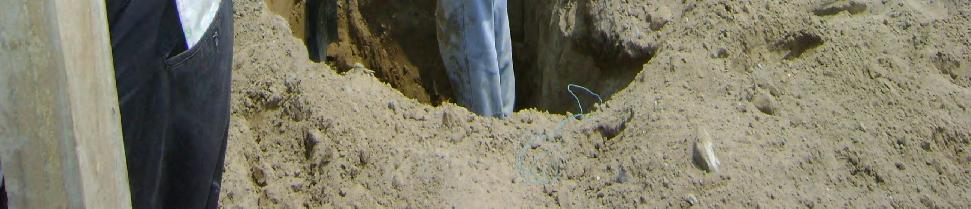 de espesor, utilizando medios mecánicos (caso Santander ) y a la excavación de las cimentaciones.