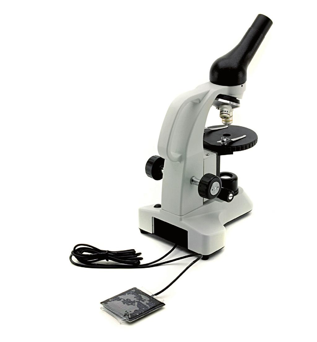 SERIE ECOVISION - Modelos B-20 Modelo B-20 Microscopio biológico monocular con 400x aumentos.
