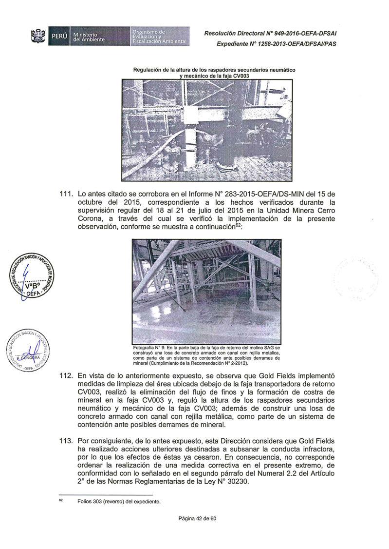 Ministerio del Ambiente Regulación de la altura de los raspadores secundarios neumático mecánico de la faja CV003 ~="l\!!"f"' 111.
