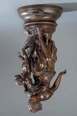 90,5 cm. Salida: 400 409 409 Siguiendo a Mathurin Moreau (1822-1912). Venus y Cupido, primer tercio siglo XX.