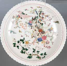 792 792 Pareja de fuentes mixtilíneas de porcelana de Compañía de Indias, Familia Rosa, Dinastía Qing, época de Qienlong (1736-98), h. 1750.