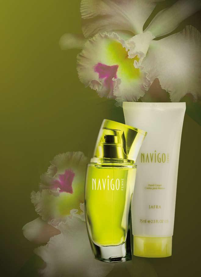 35% El aroma de tu belleza Fragancia Floral Frutal. Composición basada en el aroma de una orquídea tropical mexicana. Sus frescas notas están acentuadas por una salida de bergamota y mandarina.