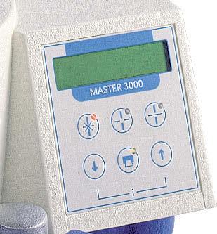 Master 3000 el aparato de alta potencia para el empleo intenso. Con el Master 3000 se consiguen excelentes resultados de forma rápida y cómoda.