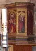 Los temas representados en la zona del ábside eran la Virgen