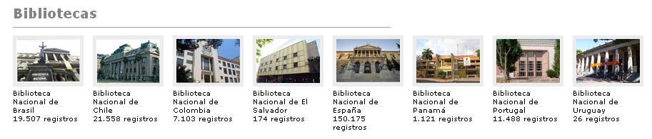 QUIÉN PARTICIPA? Hasta ahora forman parte del proyecto las Bibliotecas Nacionales de: Brasil, Chile, Colombia, El Salvador, España, Panamá, Portugal y Uruguay.