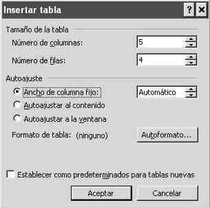 Además se distinguen entre las filas de la tabla (las horizontales) y las columnas de la tabla (las verticales).