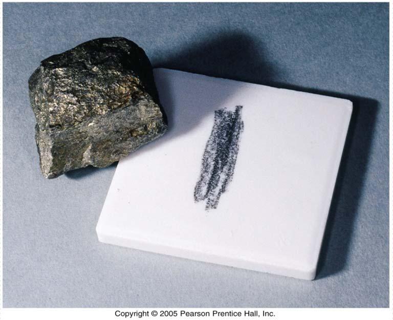 Propiedades Físicas de los Minerales Raya: Aunque