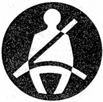 ANEXO IV Pictograma indicativo del uso obligatorio del cinturón de seguridad en los asientos de los vehículos destinados al transporte de personas de más de nueve