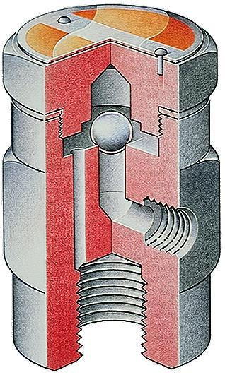 Ruptor de Vacío Se requiere baja presión diferencial para abrir la válvula Junta de acero inoxidable Durante la operación normal la válvula permanece sobre su asiento.