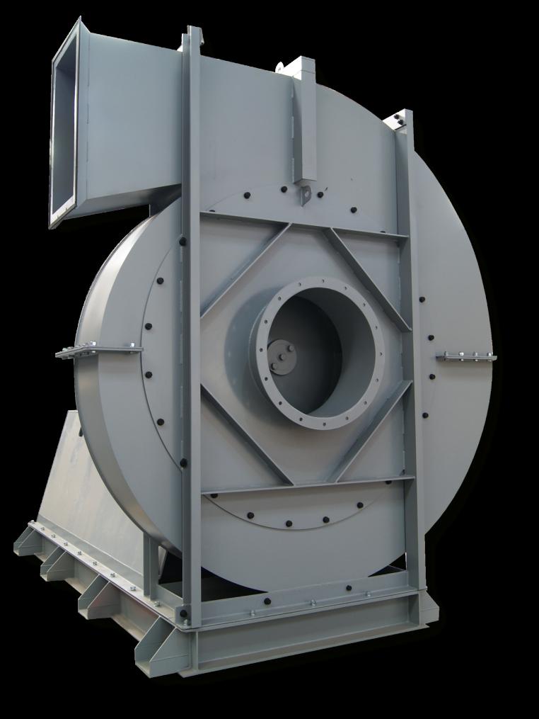 Serie TVA Especificaciones: Ventilador centrífugo de simple aspiración, con rotor de alabes rectos radiales, para