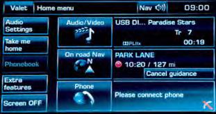 de video de la cámara así como de fuentes AV sólo está disponible estando o conmutando al modo Mapa de navegación Kit Visión Trasera Integrada -Version I- Range Rover Sport L320 (2005-2009);