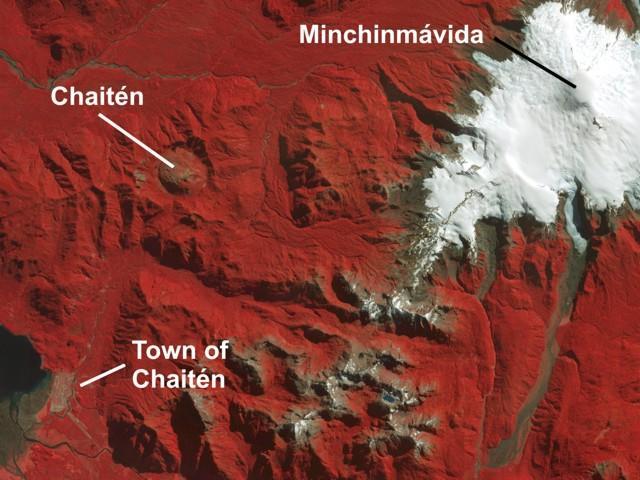 Erupción del Chaitén: Mayo 2008 Secuencia de sismos fueron reportados en el pueblo de Chaitén desde la tarde del 30 de April, 2008.
