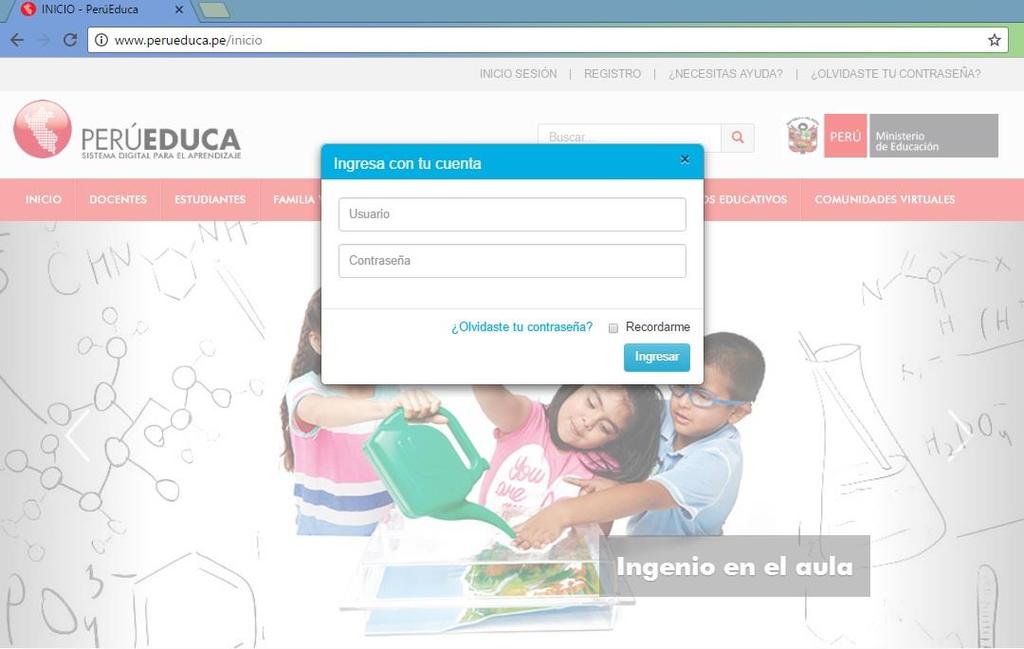 Cómo actualizar tu información en PerúEduca?