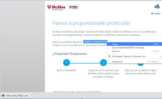 Descargando e instalando McAfee en tu Pc Windows. Opción 1: Descarga directa. 3.