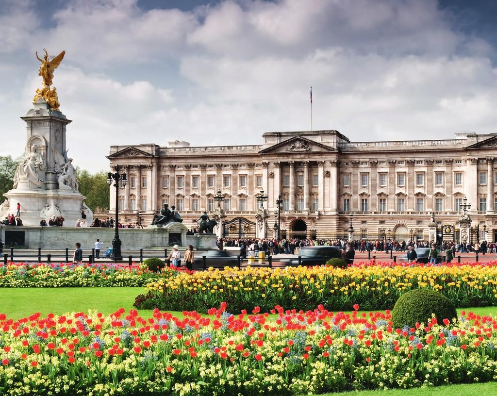 El Palacio de Buckingham El Palacio de Buckingham, uno de los edificios más populares del mundo, es la residencia oficial de la reina Isabel II y una importante atracción turística en Londres.