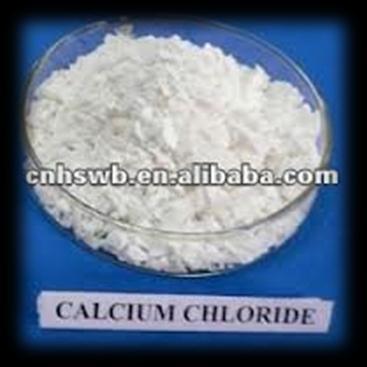 Cloruro de sodio y calcio La combinación de cloruro de sodio y cloruro de calcio se puede utilizar para