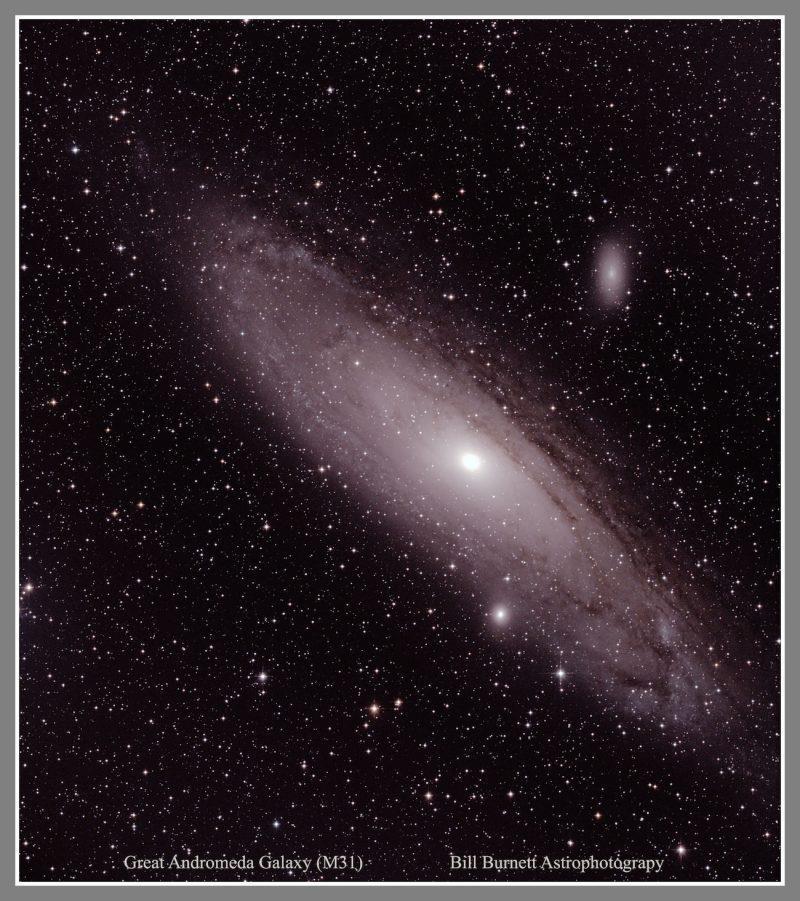 Imagen de la Galaxia de Andrómeda (Messier 31) Imagen espectacular de la Galaxia de Andrómeda, también