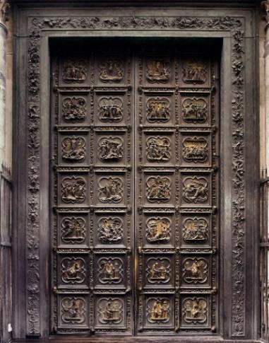 LORENZO GHIBERTI - Fue orfebre y escultor - Participó en el concurso para realizar las puertas de bronce del baptisterio de Florencia y