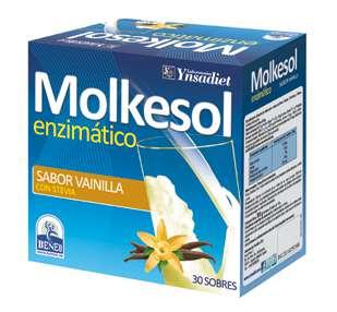 Proteína de Suero de leche (800 mg). Complejo enzimático (75 mg). Edulcorantes (Sucralosa y Stevia). Alérgenos: Contiene derivados lácteos.