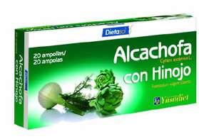 Envases de 110 g (bote). Alcachofa concentrado vegetal (1260 mg). Hinojo concentrado vegetal (470 mg). Menta extracto seco (10 mg).