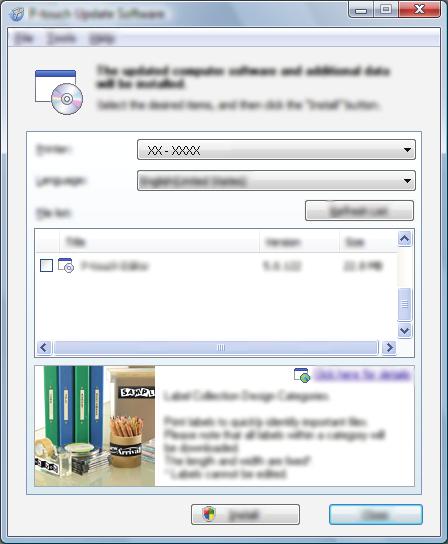 Cómo actualizar el software de la impresora con computadoras con Windows y Mac b Haga clic en el icono [Actualización del software del ordenador].