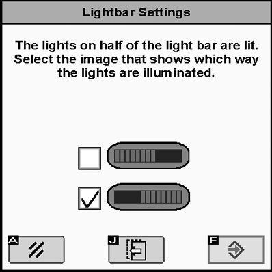 Guiado general Configurar la orientación de montaje de la barra de luces Este parámetro permite montar la barra de luces GreenStar en posición invertida.