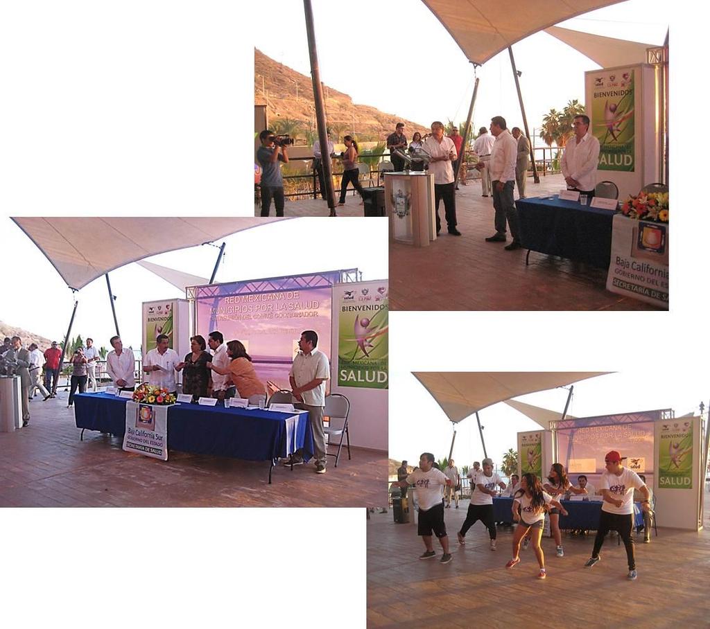 En dicho evento, El Dr. Virgilio Jiménez Patiño hizo entrega del Reconocimiento de acreditación de la Playa Coromuel como entorno saludable al Ing.