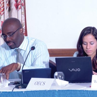 Alianzas Estratégicas Representantes del Banco Mundial y la OECS participan en el Taller de Aprendizaje Virtual política para una Política Social efectiva, Santa Lucia, marzo de 2011.
