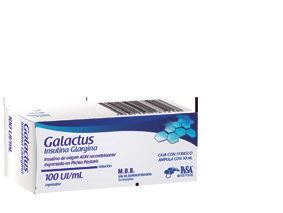 GALACTUS Insulina glargina GALACTUS 100UI/ML FCO AMP C/10 ML Insulina glargina es una